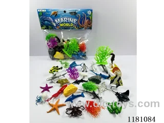 sea animals set 24PCS “4-9”CM