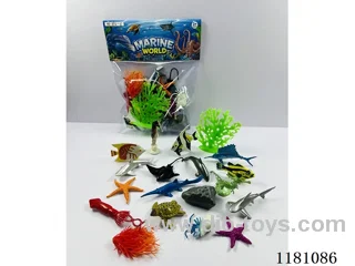 sea animals set 16PCS “4-9”CM