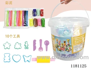 21PCS Colorful Clay Set/Bucket/Color Random.