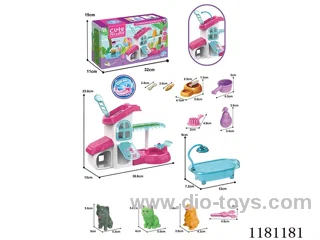 Color-changing pet villa set