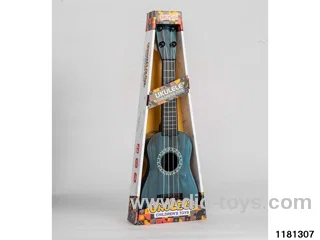 Guitarra simulada de 17 pulgadas de cuatro cuerdas Ukulele (cuerda de nylon) índigo