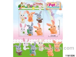 Pet Rabbit 6PCS