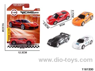 1:64 Pull Back Alloy Car