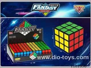 5.3CM Black Sticker Cube 12PCS