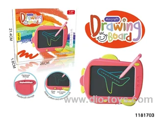 Cartoon airplane writing pad
