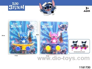 Stitch, pull back Skateboards