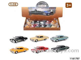 1:32 alloy pull back car W L/M