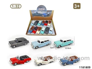 1:32 alloy pull back car W L/M