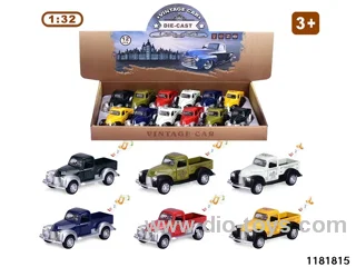 1:32 alloy pull back car W L/M