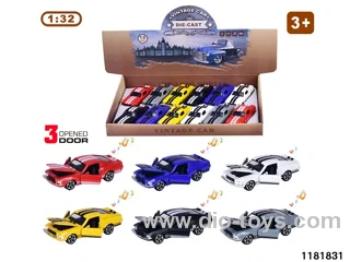 1:32 alloy pull back car W L/M