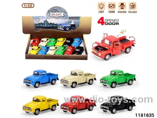 1:32 alloy pull back car W L/M