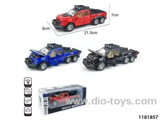 1:28 alloy pull back car with light and sound