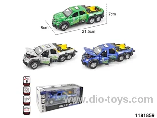 1:28 alloy pull back car with light and sound