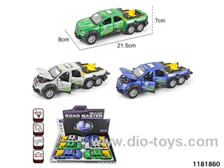 1:28 alloy pull back car with light and sound
