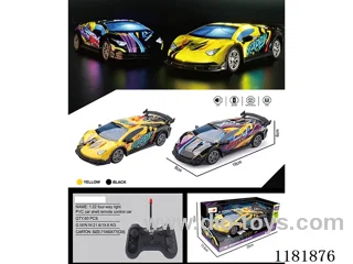 1：22 4ch rc car with light not included battery