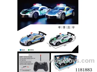 1：22 4ch rc police car with light included battery