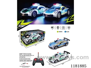 1：22 4ch rc police car with light included battery