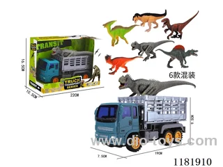 Inertia Dinosaur Car Transporter Set (6 Mixed)