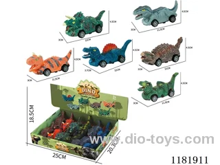 Small Inertia Dinosaur Car (12PCS/box)