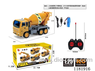 4ch rc construction vehicle mixer truck