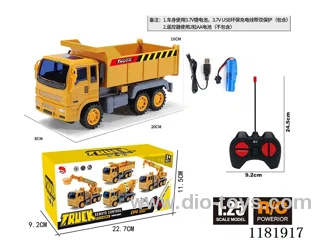 4ch rc engineering truck earth moving truck