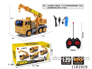 4ch rc engineering truck crane