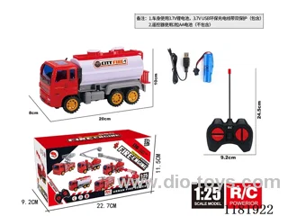 4ch rc fire truck sprinkler