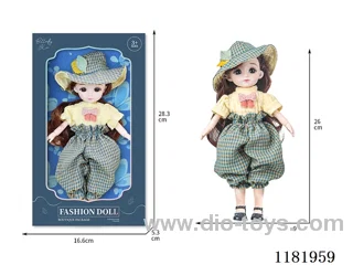 26cm9 inch 12 jointed doll