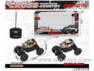 1：18 4ch rc car not included battery