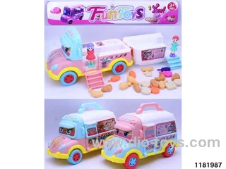 Fast Food Truck Set + 20PCS Food