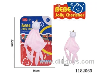 Baby plush toys - Unicorn soothing towel