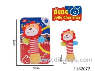 Plush Baby Soothing Toys - Lion Hand Scratcher