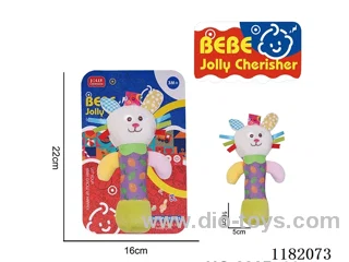 Plush Baby Soothing Toys - Clown Hand Scratcher