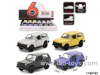 Alloy pull back car