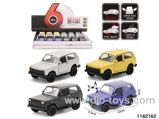 Alloy pull back car