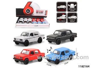 Alloy pull back car