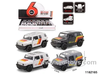 Alloy pull back car