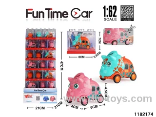 1:62 Alloy pull back car W L/M