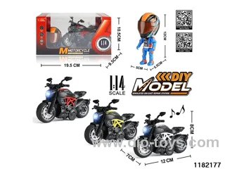 1:14 Alloy pull back car W L/M