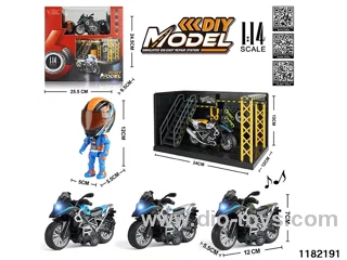 1:14 Alloy pull back car W L/M