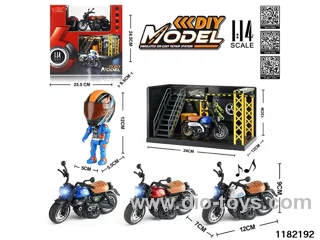 1:14 Alloy pull back car W L/M