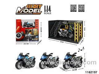 1:14 Alloy pull back car W L/M