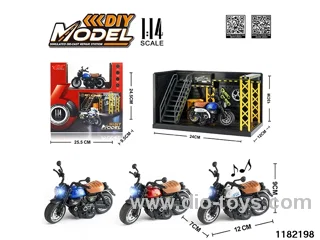 1:14 Alloy pull back car W L/M