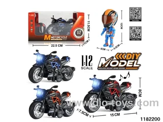 1:12 Alloy pull back car W L/M
