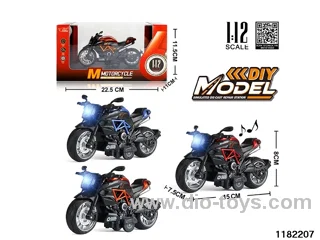 1:12 Alloy pull back car W L/M
