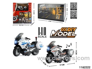 1:10 Alloy pull back car W L/M