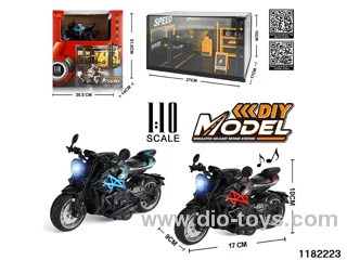 1:10 Alloy pull back car W L/M