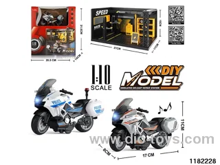 1:10 Alloy pull back car W L/M