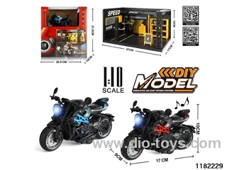 1:10 Alloy pull back car W L/M
