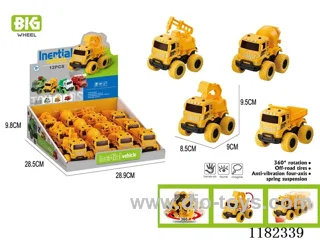 Engineering Vehicle Inertia Vehicle(12pcs)